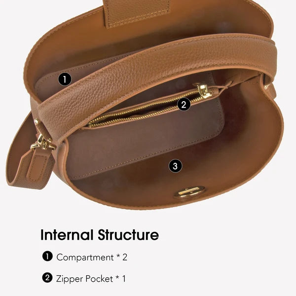 Versatile Women Bucket Tote Crossbody Bag